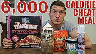 6,000 CALORIE CHEAT MEAL | Full Day of Eating | Man vs Food