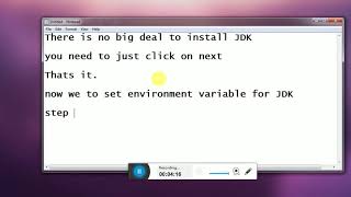 1 - Install & Set Environment Variable in Java