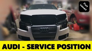 Audi A5/A4 - Service Position