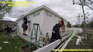 All About Exteriors Inc - 2.5 Hours Vinyl Siding Installation in 7 minutes in Elk Grove Village