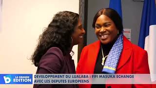 Développement du Lualaba: Fifi Masuka échange avec les députés européens