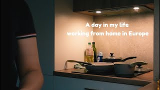 Vlog 1 | A day in my life working from home in Europe // Hainanese chicken rice \u0026 salt baked chicken