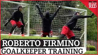 Roberto Firmino Is 'Catlike' In Goal | Home Training Session