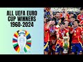 All UEFA Euro Cup Winners 1960-2024