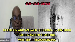 QUESTION AND ANSWER SESSIONS-13 ON JIDDU KRISHNAMURTI TEACHINGS||AWAKE MEDIA