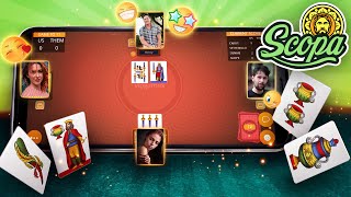 Play Scopa card game online at VIP Games