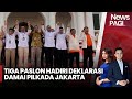 Tiga Paslon Cagub-Cawagub Pilkada Jakarta Hadiri Deklarasi Damai di Kota Tua - iNews Pagi 25/09