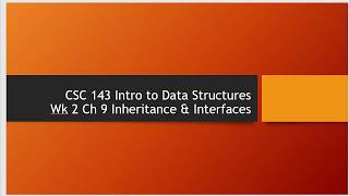CSC 143 Building Java Programs Chapter 9.2 Superclass Lecture
