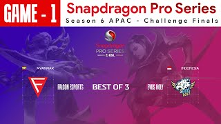 [Game - 1] Falcon Esports vs Evos Holy | Snapdragon Pro Series