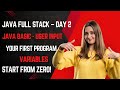 Java Tutorial for Beginners | Your First Java Program (Hello World)