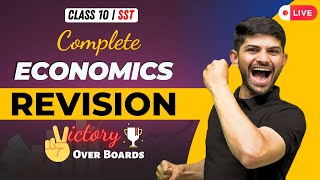 Live Marathon Complete Economics  | Complete Revision Class 10 SST | Digraj Sir
