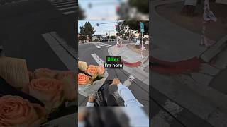 Biker Visits Fallen Friend