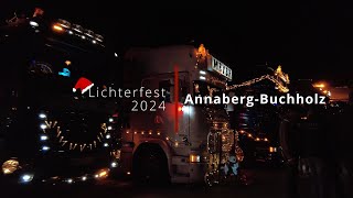 Lichterfest 2024 in Annaberg-Buchholz, Erzgebirge | 4k