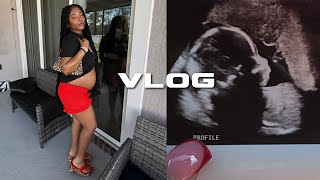 first vlog of 2025 | chit chats, pregnancy update, cleaning, washing my faux locs + GENDER REVEAL!