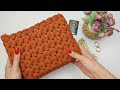 Floral Pattern Crocheted Handbag A New Experience in Crocheting Цветочный узор Вязаная крючком сумка