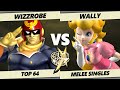 GOML X - Wizzrobe (Captain Falcon) Vs. Wally (Peach) Smash Melee - SSBM