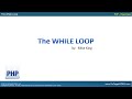 31021 - The WHILE Loop in PHP