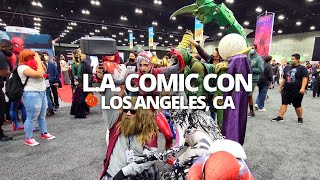 Exploring L.A. Comic Con in Los Angeles, California USA Walking Tour #lacomiccon #losangeles