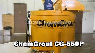 ChemGrout CG550P Grout Mixer and Pump