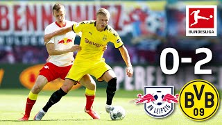 RB Leipzig vs. Borussia Dortmund I 0-2 I Two Haaland Goals Secure Second Place