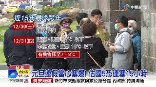 急凍! 近15年來最冷跨年 北部下探7度│中視新聞 20201225