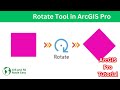 How to use rotate tool in ArcGIS Pro | ArcGIS Pro Tutorial for Beginners