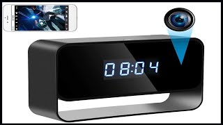 Spy Cameras | True 1080P Hidden Camera Clock | Wireless Spy Cameras | WiFi Secret Covert Nanny Cam