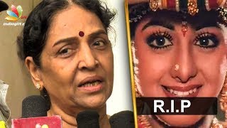 Sridevi has the Most Beautiful Eyes : Sachu Interview | Tamil Actress Death 2018 | Condolence Speech