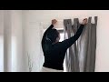 how to install ikea rja curtain rod set white 140 cm 55