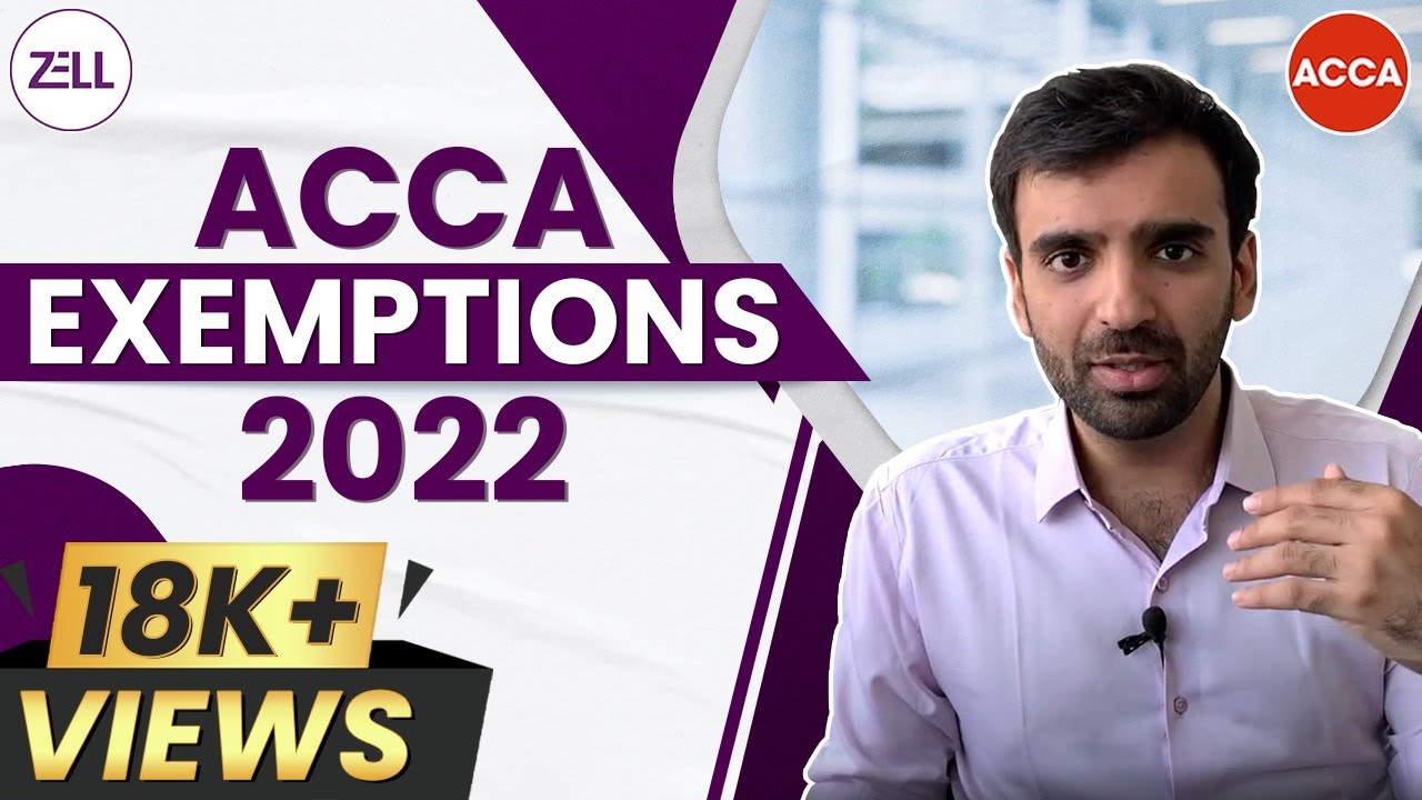 ACCA Exemptions For BCom/MCom/BBA/CA/CPA/CMA/CFA | Exemptions For ...