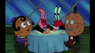 Patrick laugh at Squidward's talent show
