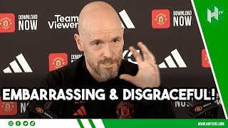 EMBARRASSING & A DISGRACE! Ten Hag FURIOUS at reaction to Man United reaching FA Cup final