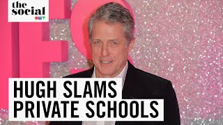 Hugh Grant Calls Out Kids’ Schools for ‘Pathetic Rules’ | The Social