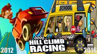 Evolution of Hill Climb Racing Games 2012 - 2016