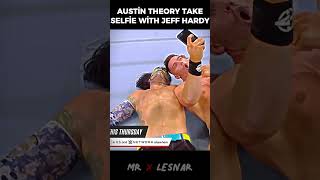 Brock Lesnar Takes Selfie With Austin Theory After F5 🔥 #shorts #wwe #edit