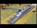 Biggest Gun Ever Made - 800mm Schwerer Gustav Railroad Gun | Men of War Assault Squad 2 Mod Gameplay