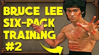 Real Bruce Lee Abdominals Workout 2 || Roman Chair Sit-ups || Martial Arts