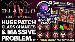 Diablo 4 Warning Big Class Changes Buffs More New Mythic Unique Cube Problem Patch Guide