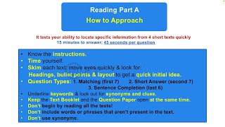 C1 - OET Reading Part A