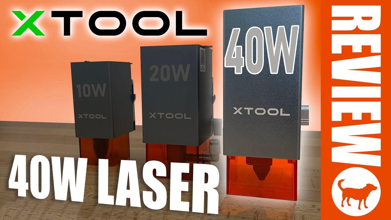 XTool 40W Diode Laser Module Review | 40W Output | Integrated Air ...