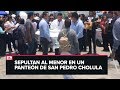 Despiden en Puebla al pequeño Santiago que murió por una bala perdida