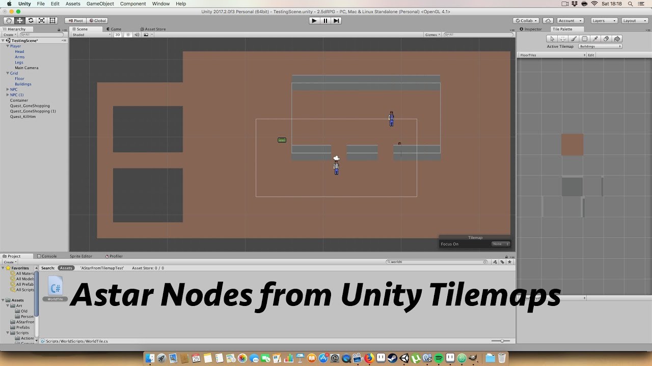 Creating Astar Nodes From Unity Tilemaps Youtube Creating Astar Nodes From Unity Tilemaps Youtube
