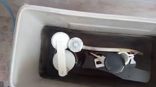 របៀបជួសជុលបង្គន់ចុចទឹក, Repair toilets Press water when bleach