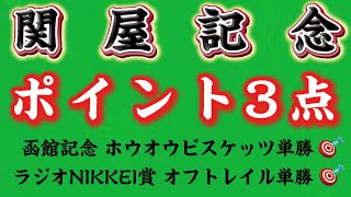 【関屋記念2024】ポイントは3点！左回り！先行力！米子S組！