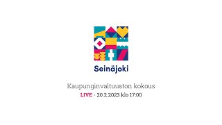 Kaupunginvaltuuston kokous 20.2.2023