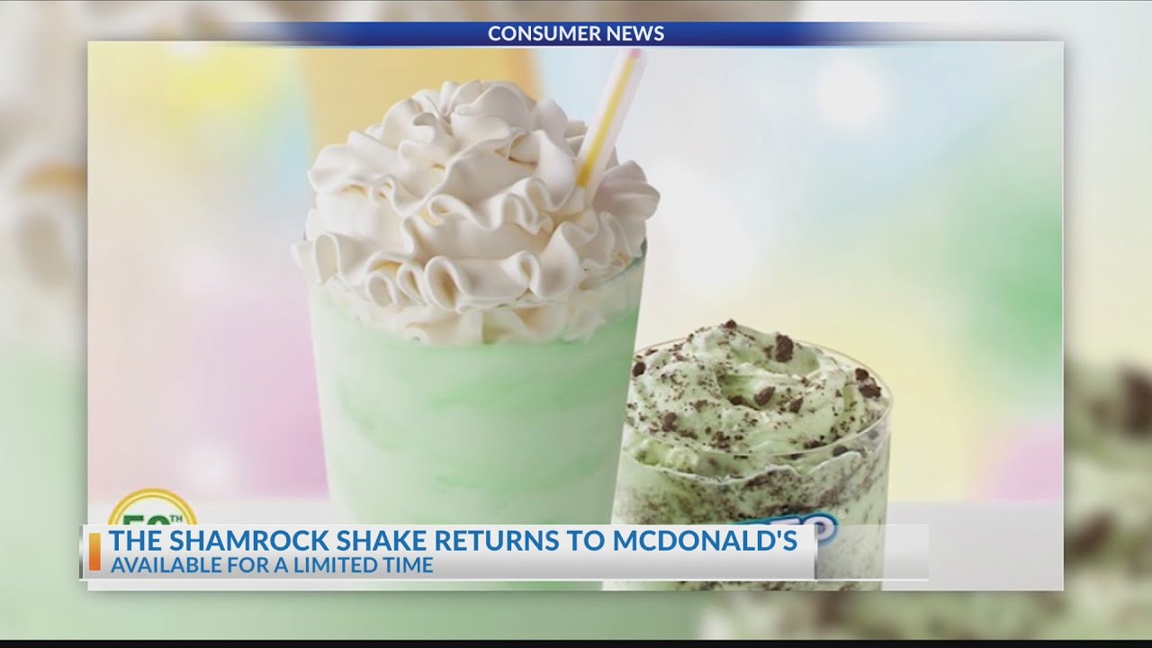 McDonald’s Bringing Back Shamrock Shake, Introducing Oreo Shamrock ...