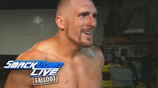 Mojo Rawley celebrates his victory with a chop-fest: SmackDown LIVE Fallout, April 11, 2017