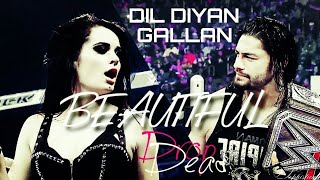 Dil Diyan Gallan - Roman Reigns & Paige Love Story || Tiger Zinda Hai || Salman Khan || WWE || 2018
