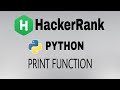 #7: Print Function | Hackerrank Python Solution | English Explanation