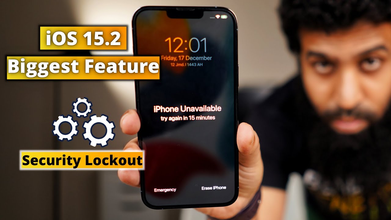 IOS 15.2 Biggest Feature | Security Lockout | Reset IPhone Without Mac ...